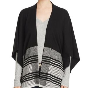 C by Bloomingdale’s Color-Block Cashmere Poncho